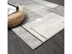 the carpet Alfombra De Salón-Alfombra Pearl Salón morno Pelo corto, , 120 x 160 cm Gris