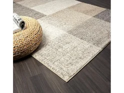 the carpet Alfombra De Salón-Alfombra Pearl Salón morno Geométrico, , 160 x 220 cm Beige