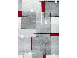 Sale the carpet Alfombra Pearl Salón morno Pelo corto, Rojo, 80 x 140 cm Gris