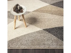 Best the carpet Alfombra Pearl Salón morno Corte contorno, , 140 x 200 cm Beige
