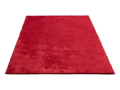 Clearance the carpet Alfombra pelo corto lavable antideslizante - - 160 x 220 cm - RELAX Rojo
