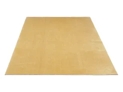 the carpet Alfombra pelo corto lavable antideslizante - Oro - 60 x 110 cm - RELAX Dorado Best