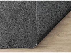 Best the carpet Alfombra pelo corto lavable antideslizante - Antracita - 120 x 160 cm - RELAX Gris antracita