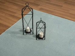 the carpet Alfombra De Salón-Alfombra pelo corto lavable antideslizante - - 60 x 110 cm - RELAX Azul
