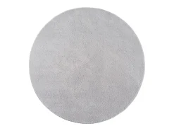 Best the carpet Alfombra pelo corto lavable antideslizante - - 160 cm Redondo - RELAX Gris