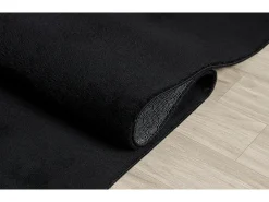 the carpet Alfombra pelo corto lavable antideslizante - - 120 x 160 cm - RELAX Negro