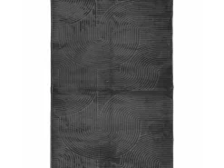 Alfombra pelo corto look escandinavo IZA antracita 240x340 cm ES45969 Gris antracita
