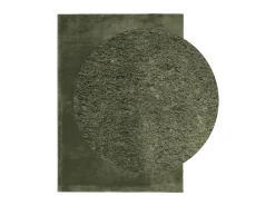 Alfombra pelo corto suave lavable HUARTE bosque 140x200cm ES42722 Verde Sale