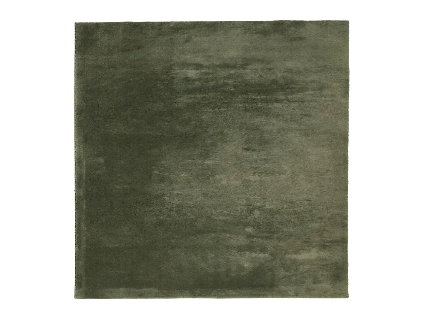 Alfombra pelo corto suave lavable HUARTE bosque 200x200cm ES90454 Verde Clearance