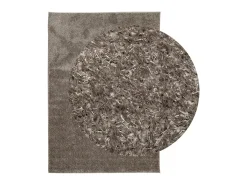 Alfombra De Salón-Alfombra pelo largo aspecto brillante ISTAN 140x200 cm ES83800 Gris
