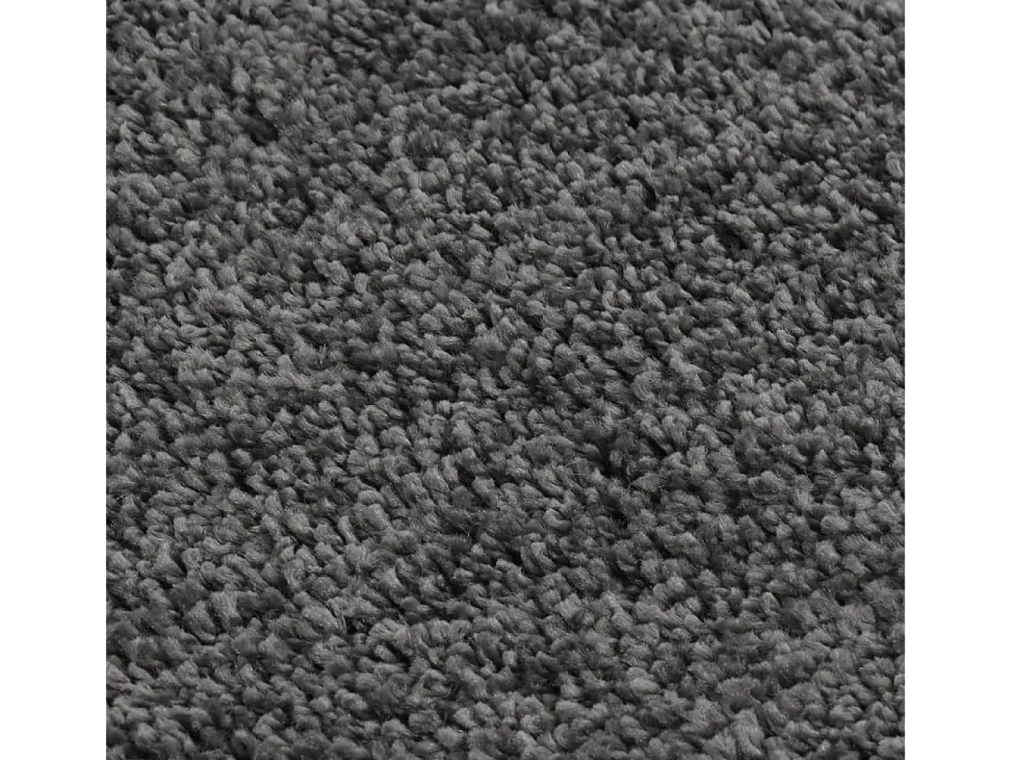 Alfombra De Salón-Alfombra peluda antideslizante oscuro 140x200 cm ES54344 Gris