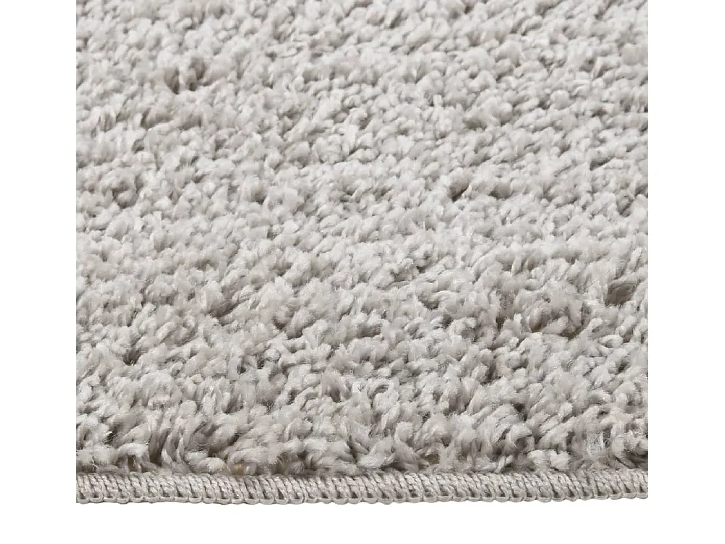 Clicnbuy Alfombra peluda antideslizante claro 140x200 cm Gris New