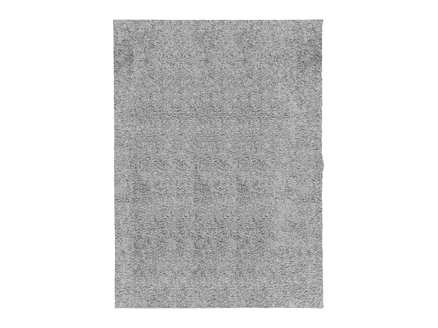 Alfombra De Salón-Alfombra peluda de pelo largo moderna PAMPLONA 140x200 cm ES53138 Gris