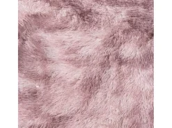Alfombra peluda NAVARRA Polvo 240x240 cm Rosa