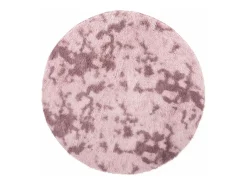 Alfombra peluda NAVARRA Polvo 240x240 cm Rosa