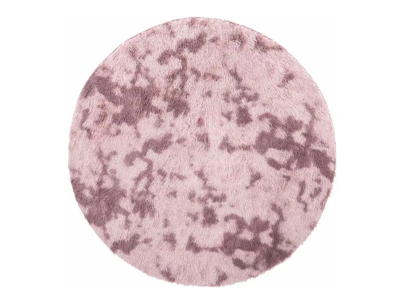 Alfombra peluda NAVARRA Polvo 240x240 cm Rosa