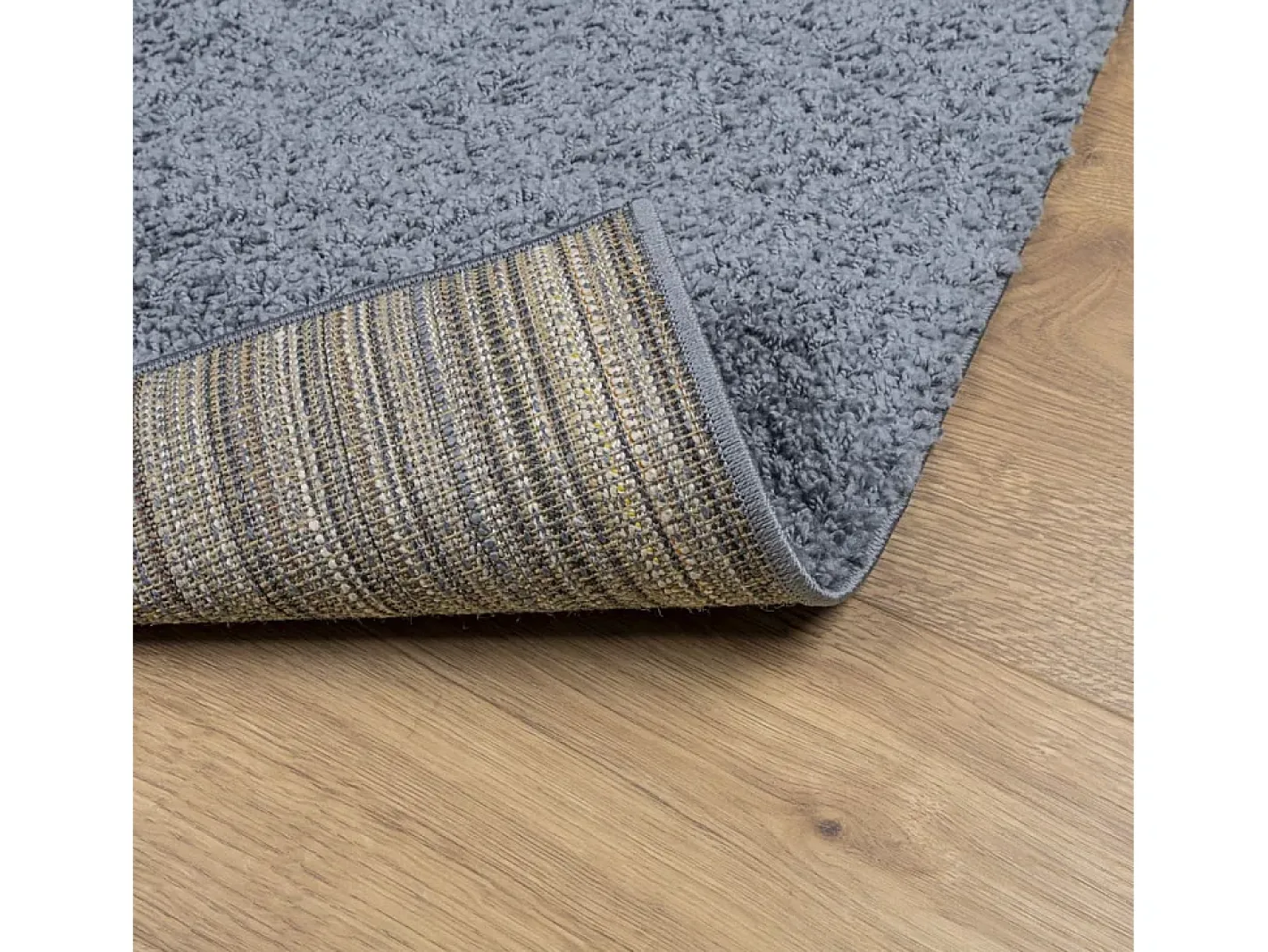 Alfombra peluda PAMPLONA, pelo largo, moderno, 80x250 cm Azul Online