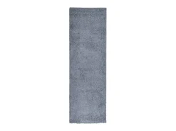 Alfombra peluda PAMPLONA, pelo largo, moderno, 80x250 cm Azul Online