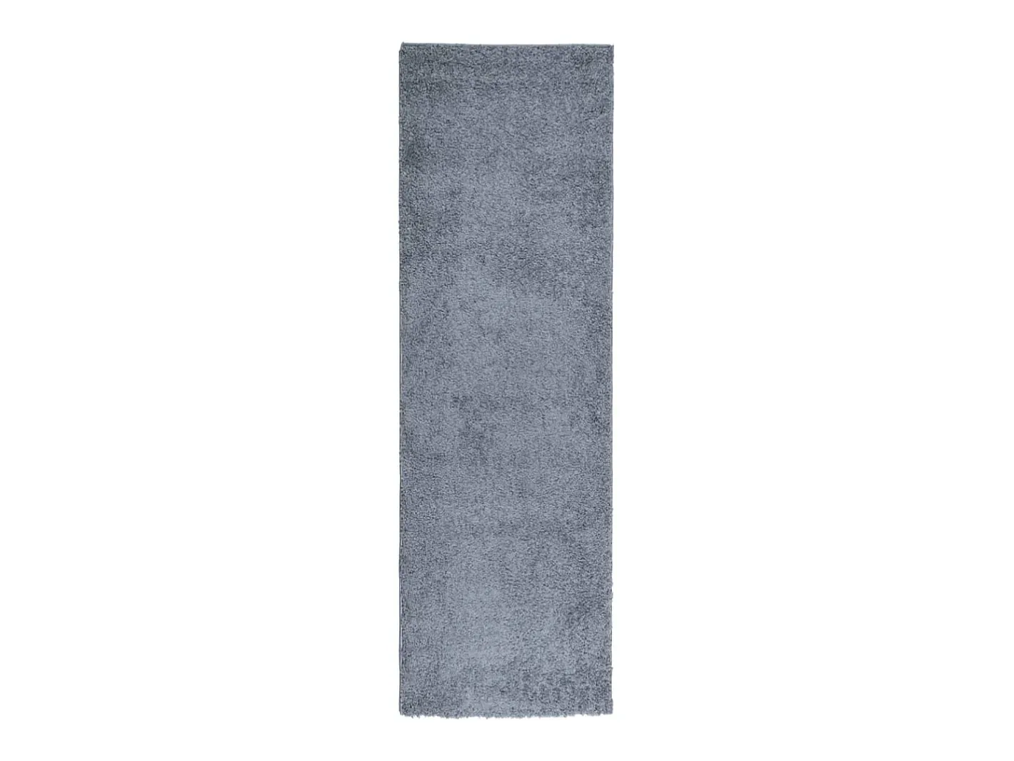 Alfombra peluda PAMPLONA, pelo largo, moderno, 80x250 cm Azul Online