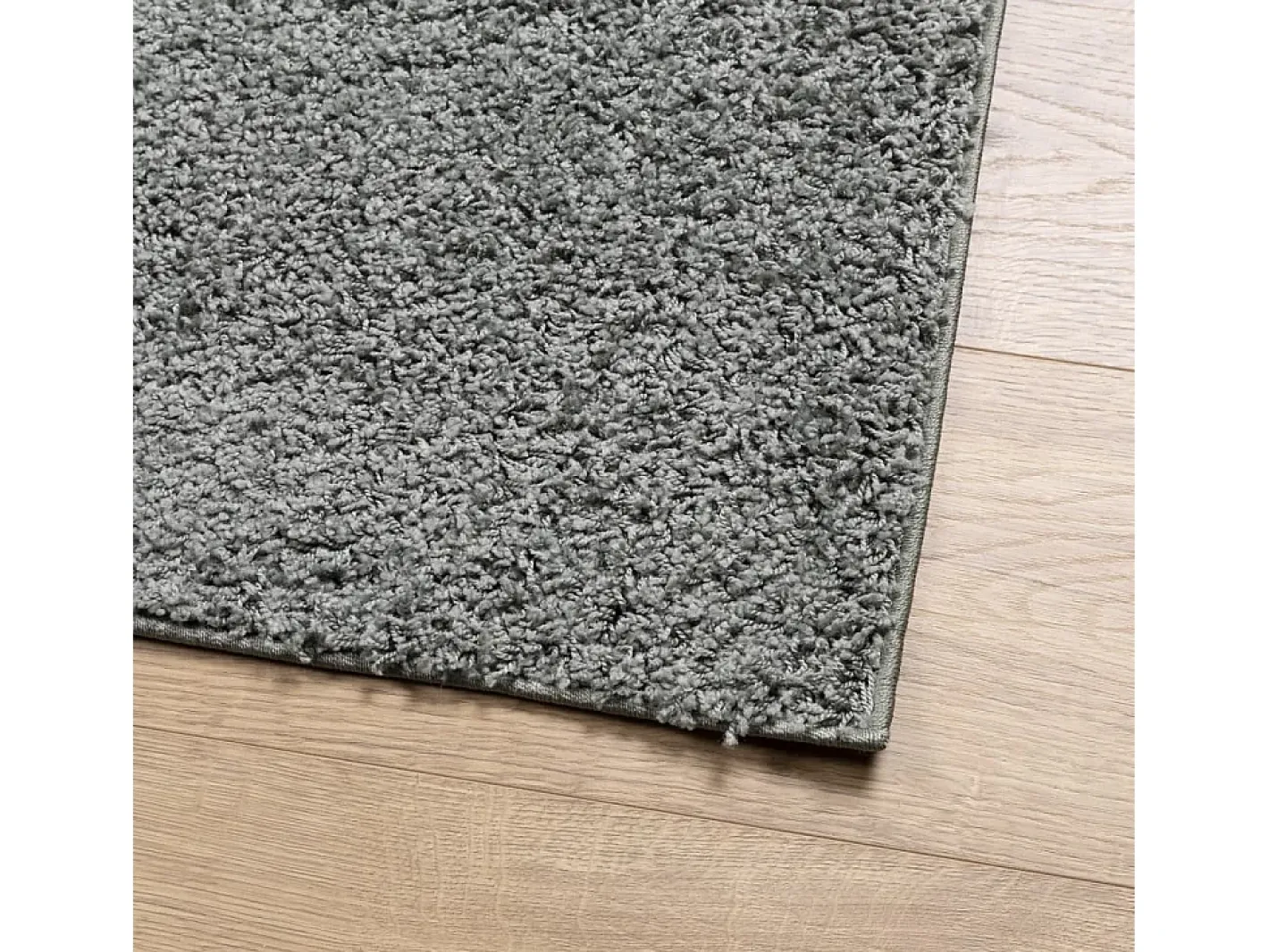 New Alfombra peluda PAMPLONA, pelo largo, moderno, 160x160 cm Verde