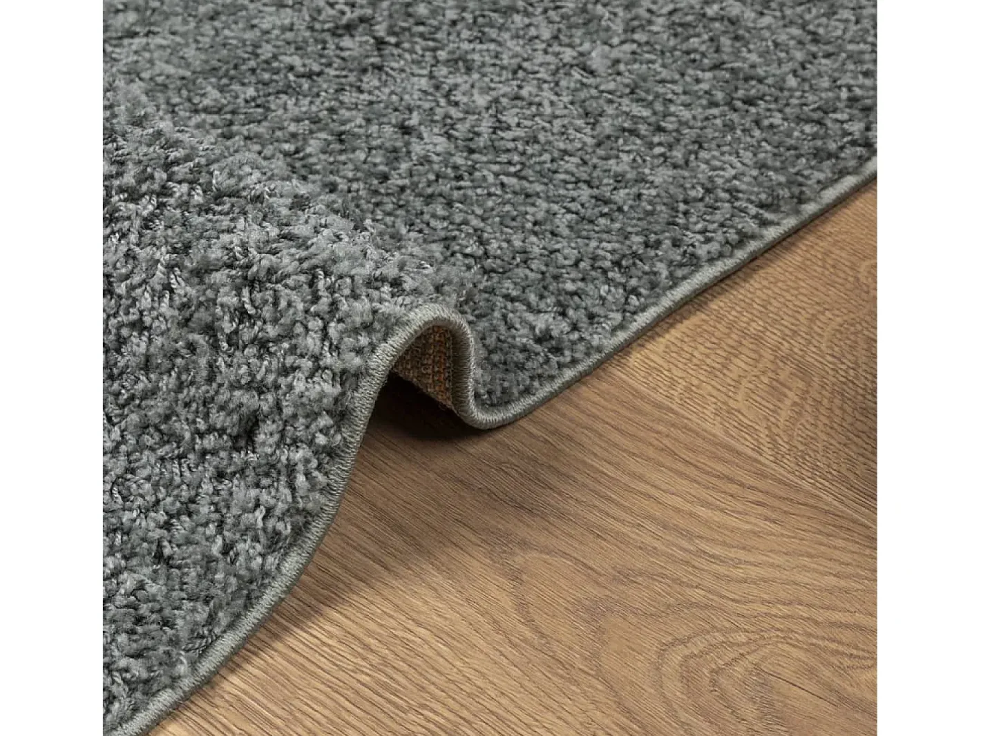 New Alfombra peluda PAMPLONA, pelo largo, moderno, 160x160 cm Verde