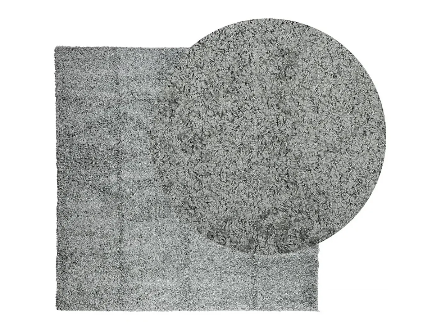 New Alfombra peluda PAMPLONA, pelo largo, moderno, 160x160 cm Verde
