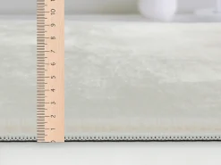 the carpet Alfombra piel sintética suave lavable - Crema - 120 cm Redondo - COSY Color natural claro Best