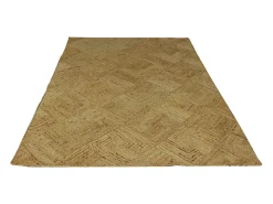 OZAIA Alfombra De Salón-Alfombra rectangular 100 % yute trenzado - 200 x 290 cm - Natural - DAYA Color natural claro