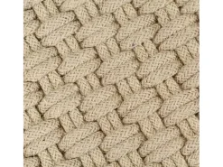Alfombra De Salón-Alfombra rectangular algodón natural 160x230 cm ES88750 Marru00f3n