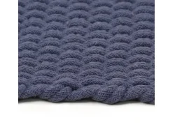 Alfombra rectangular algodón marino 160x230 cm ES65642 Azul Clearance