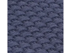 Alfombra De Cocina-Alfombra rectangular marino 160x230 cm algodón Azul