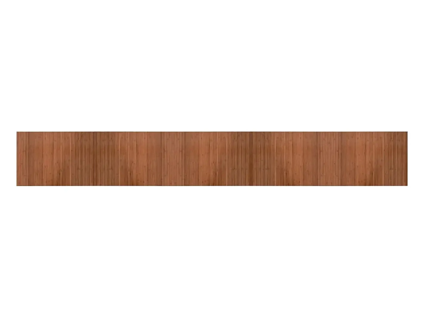 Hot Clicnbuy Alfombra rectangular bambú marrón 70x500 cm Marru00f3n