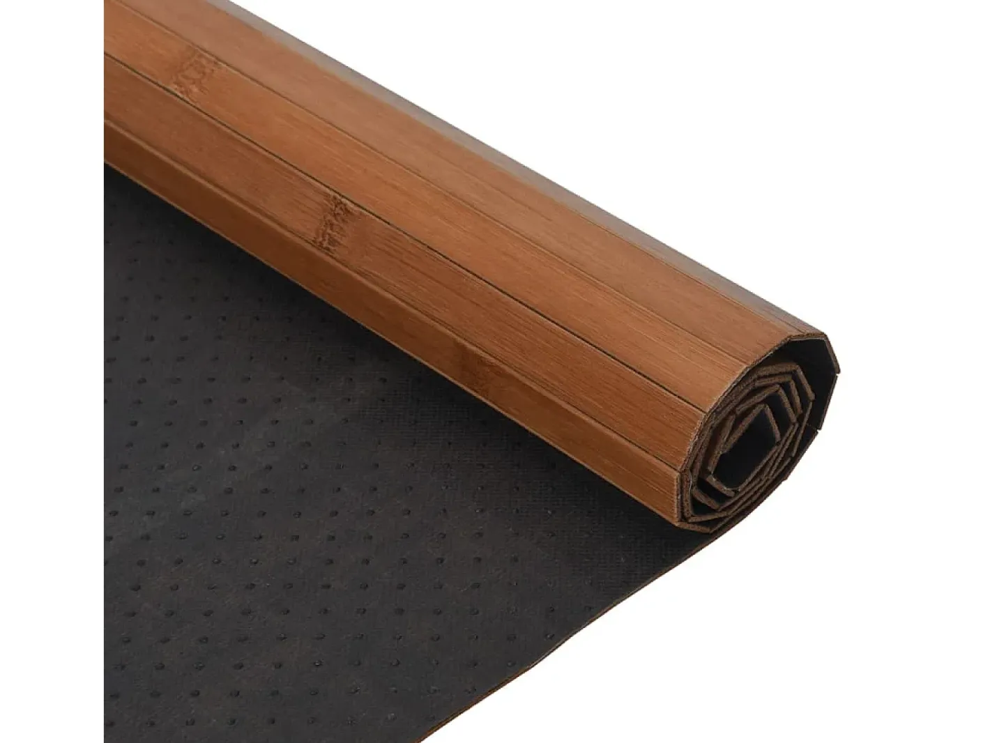 Hot Clicnbuy Alfombra rectangular bambú marrón 70x500 cm Marru00f3n