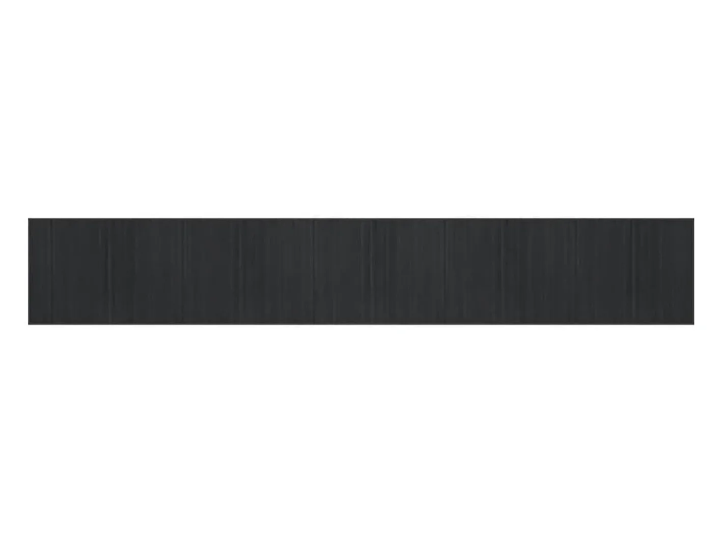 Clicnbuy Alfombra De Salón-Alfombra rectangular bambú 80x1000 cm Gris