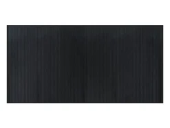 Clicnbuy Alfombra De Salón-Alfombra rectangular bambú 100x200 cm Negro