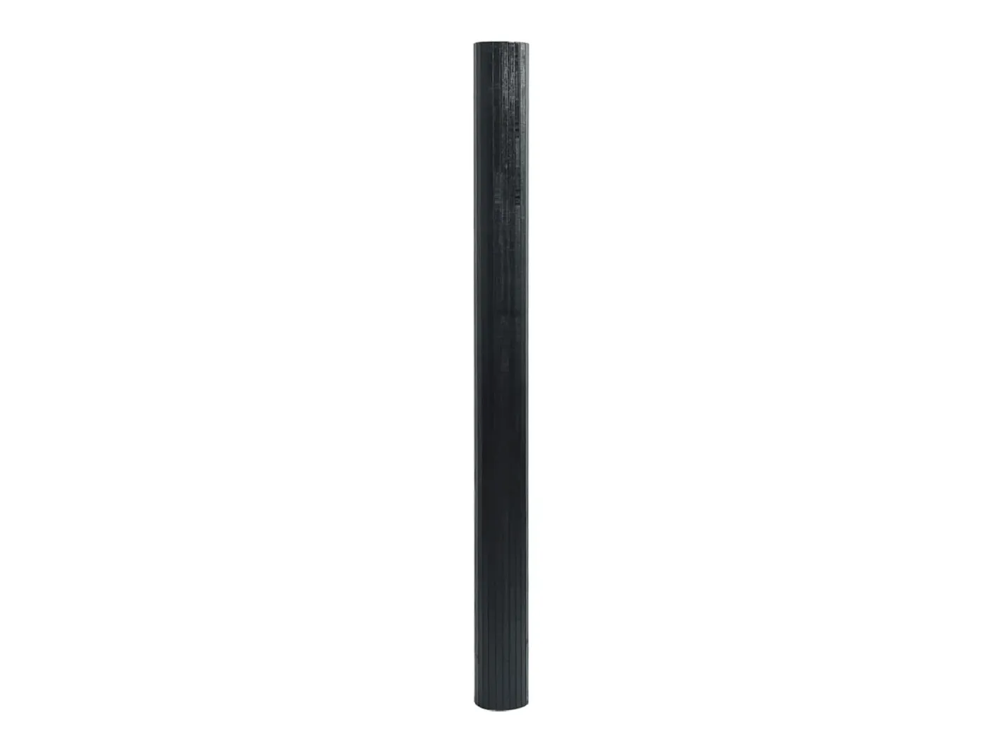 Outlet Clicnbuy Alfombra rectangular bambú 100x500 cm Negro