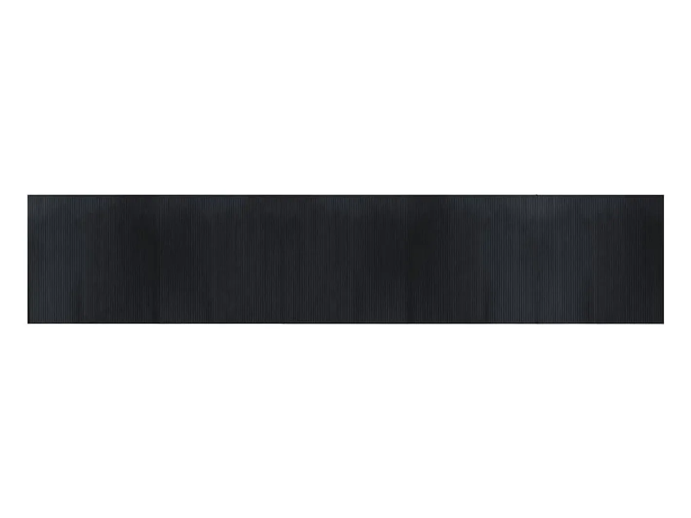 Outlet Clicnbuy Alfombra rectangular bambú 100x500 cm Negro