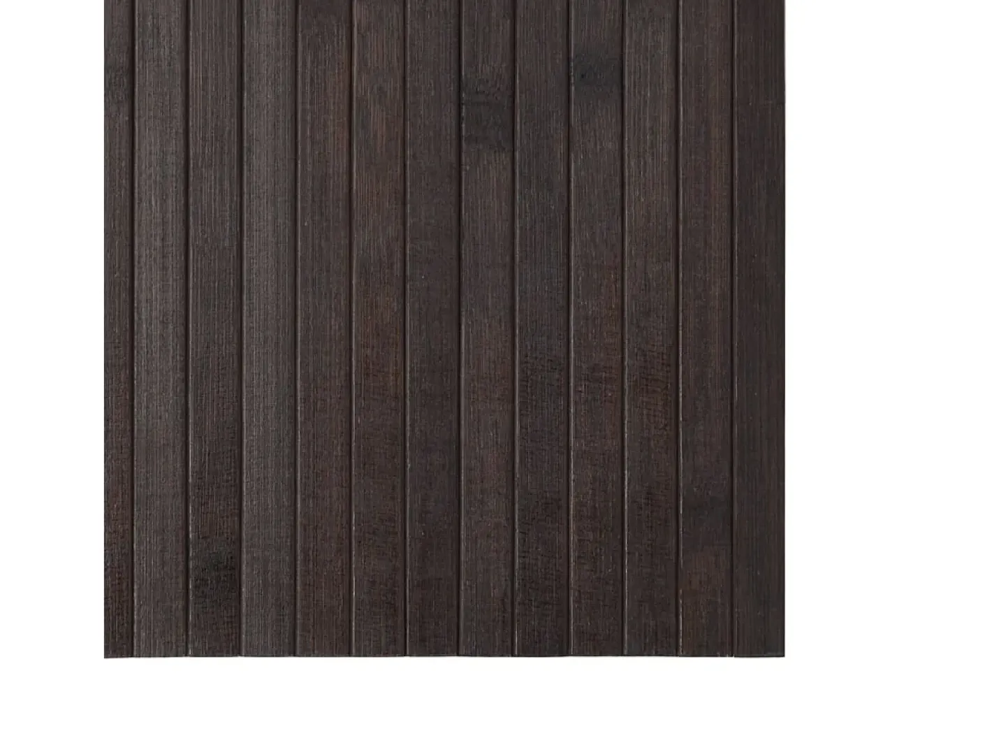 Clicnbuy Alfombra De Salón-Alfombra rectangular bambú marrón oscuro 60x300 cm Marru00f3n