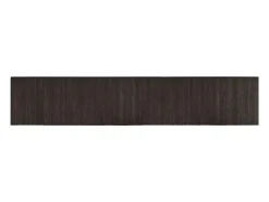 Clicnbuy Alfombra De Salón-Alfombra rectangular bambú marrón oscuro 60x300 cm Marru00f3n