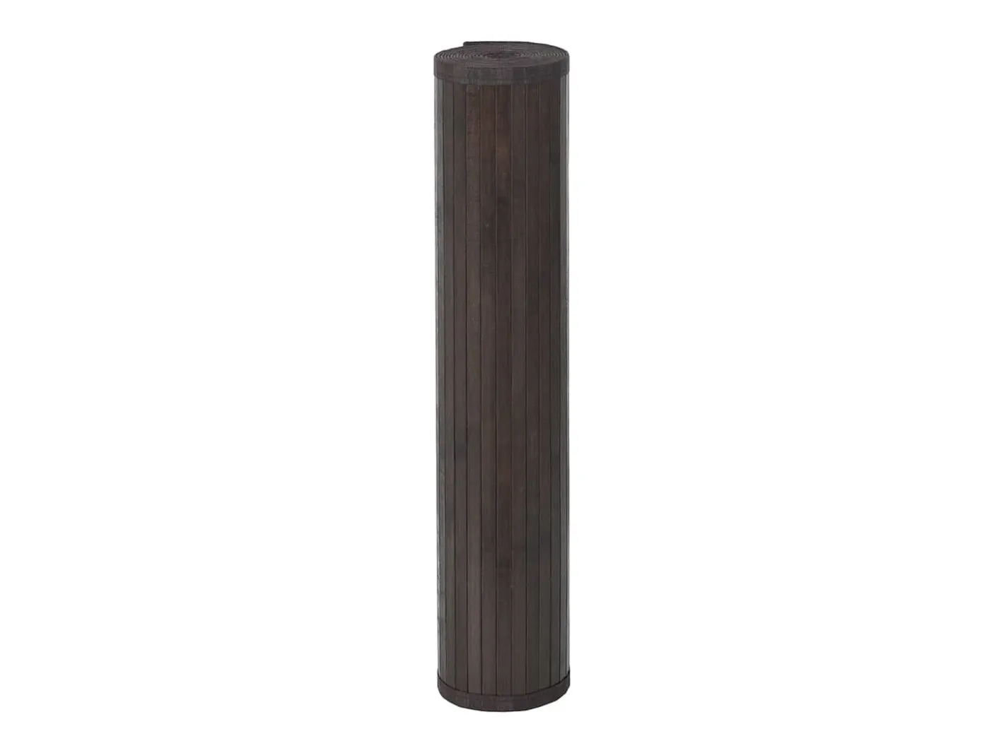 Online Clicnbuy Alfombra rectangular bambú marrón oscuro 100x1000 cm Marru00f3n
