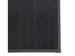 Clearance Clicnbuy Alfombra rectangular bambú 70x1000 cm Gris