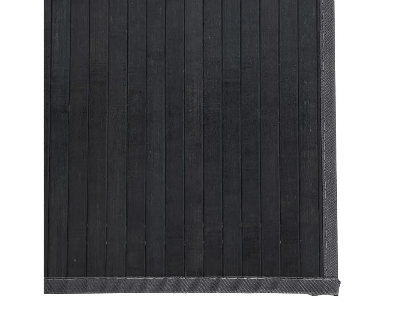 Clearance Clicnbuy Alfombra rectangular bambú 70x1000 cm Gris