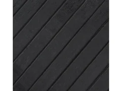 Clearance Clicnbuy Alfombra rectangular bambú 70x1000 cm Gris