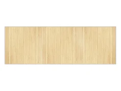 Hot Clicnbuy Alfombra rectangular bambú color natural claro 100x300 cm Beige