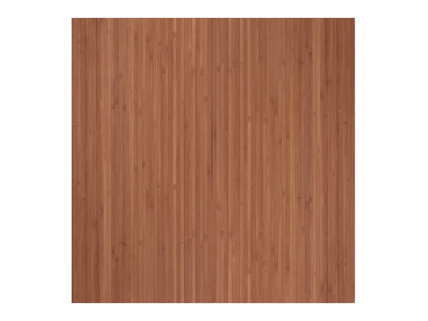 Discount Clicnbuy Alfombra rectangular bambú marrón 100x100 cm Marru00f3n