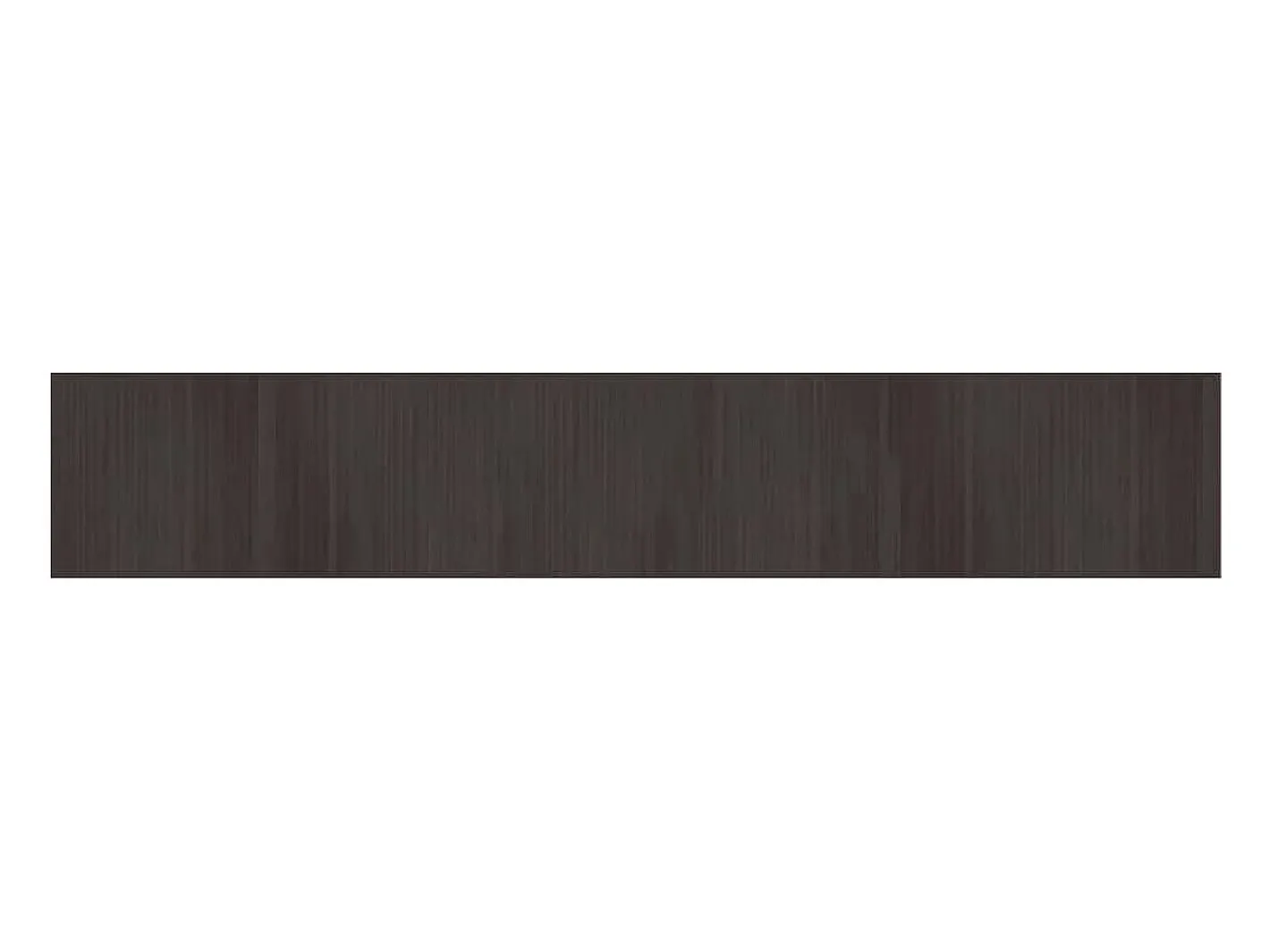 Best Clicnbuy Alfombra rectangular bambú marrón oscuro 70x400 cm Marru00f3n