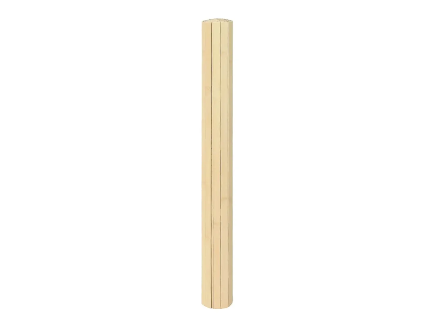 New Clicnbuy Alfombra rectangular bambú color natural claro 60x100 cm Beige