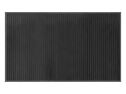 Clicnbuy Alfombra rectangular bambú 60x100 cm Gris New