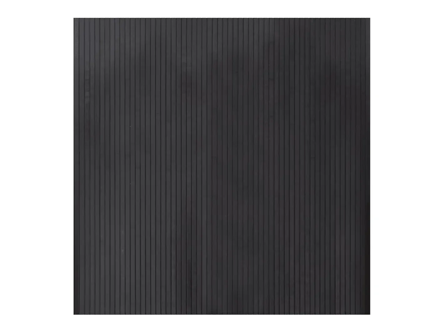 Clicnbuy Alfombra rectangular bambú 100x100 cm Gris