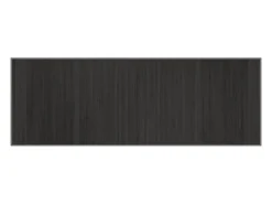Clicnbuy Alfombra De Salón-Alfombra rectangular bambú 70x200 cm Gris